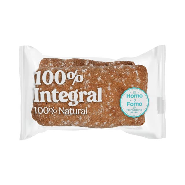 Panes integrales 100% fino