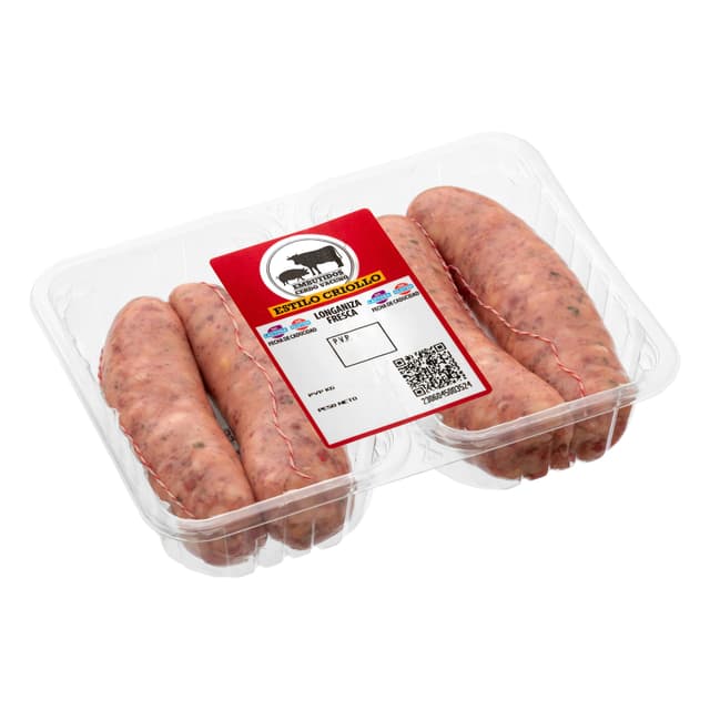 Longaniza fresca estilo criollo