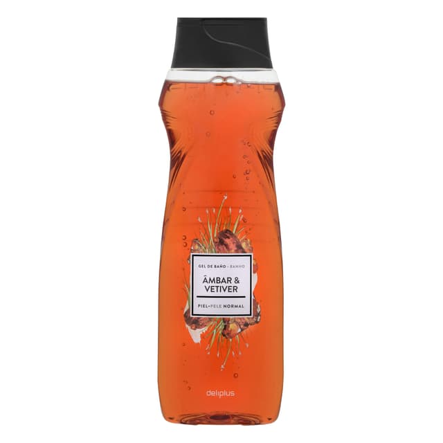 Gel de baño ambar y vetiver Deliplus piel normal