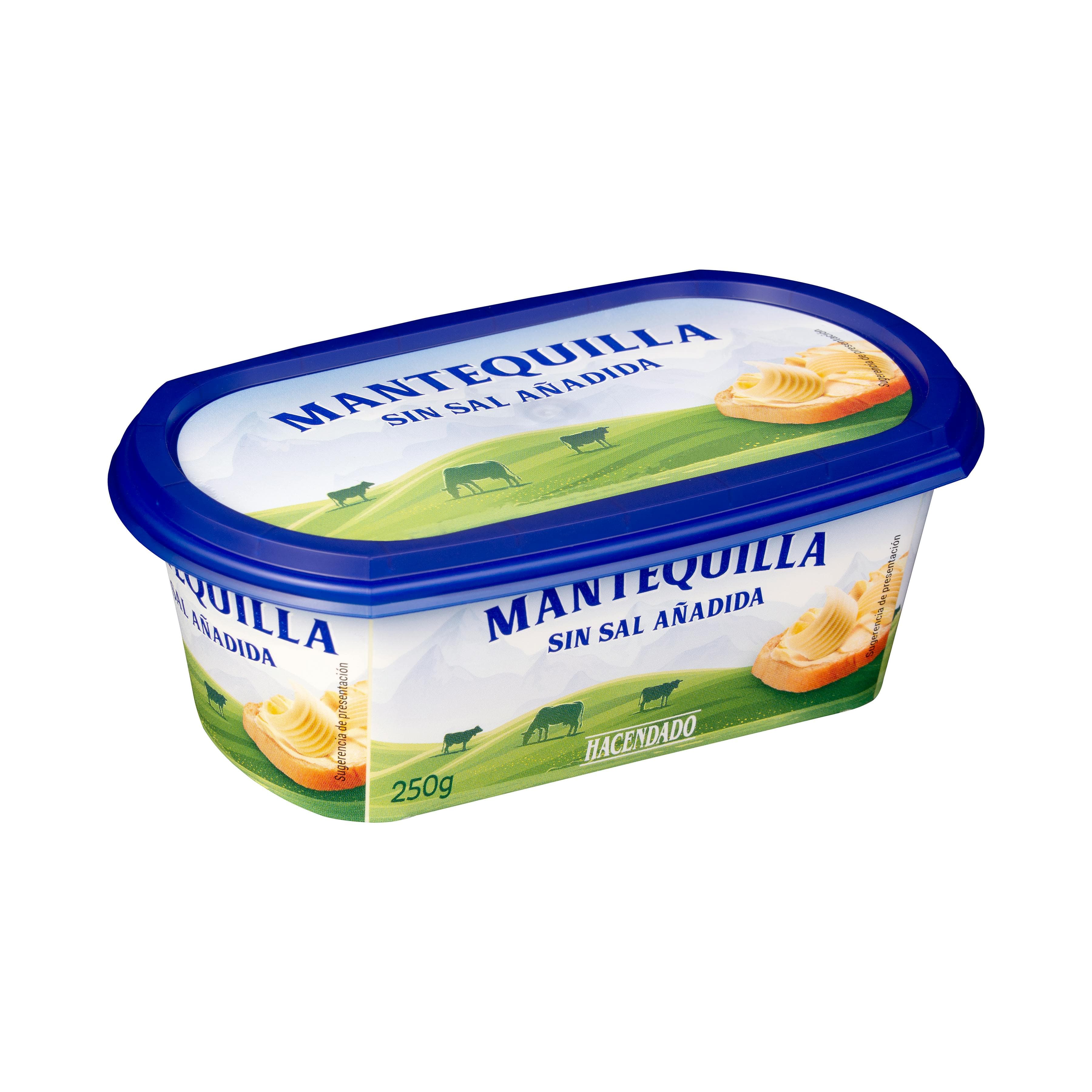 Mantequilla sin sal añadida Hacendado