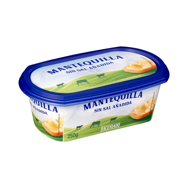 Mantequilla sin sal añadida Hacendado