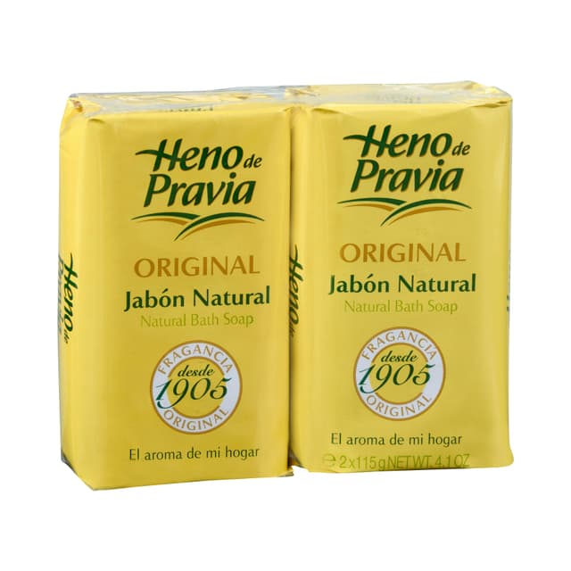 Jabón de manos en pastilla natural original Heno de Pravia