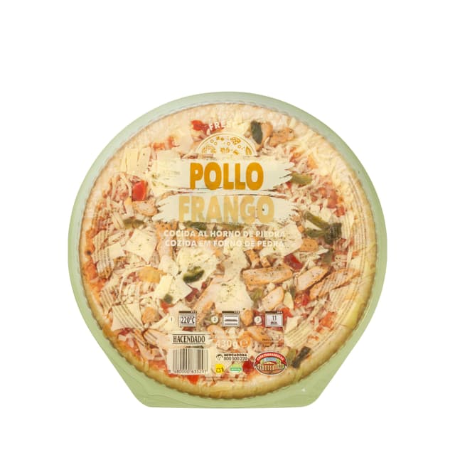 Pizza pollo Hacendado