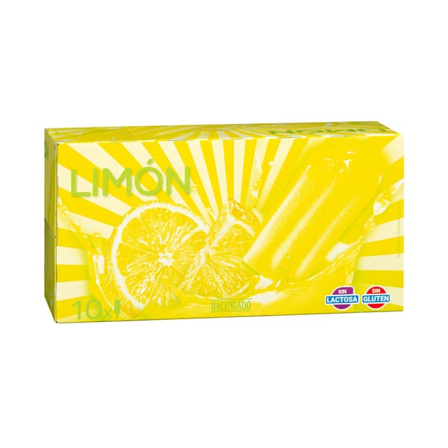 Helado hielo con limón Hacendado