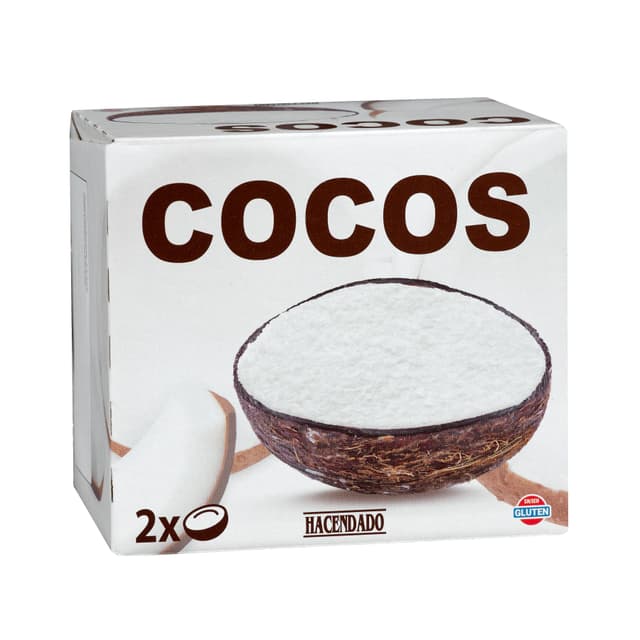 Medios cocos helados Hacendado
