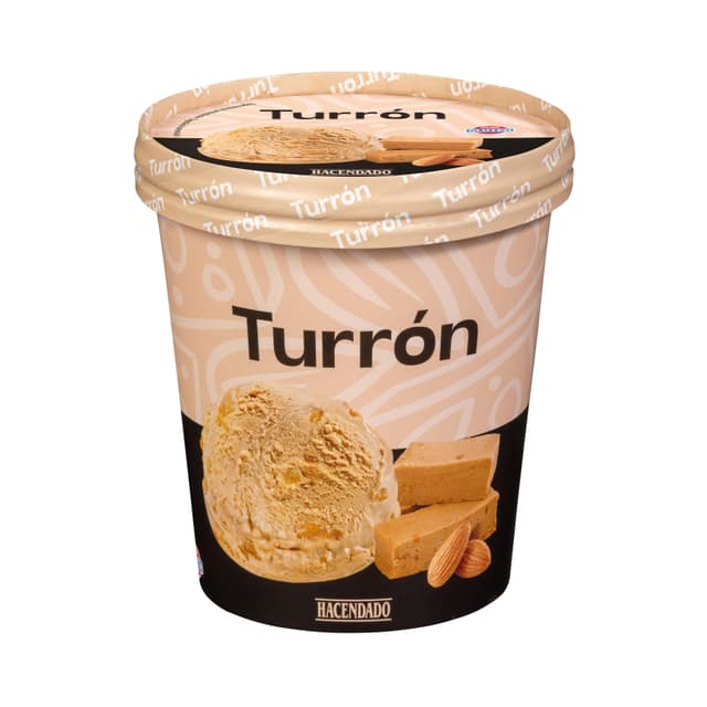 Helado de turrón Hacendado