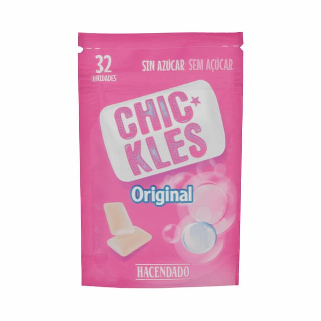 Chicles gragea original frutas sin azúcar Hacendado