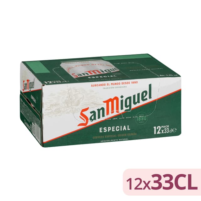 Cerveza especial San Miguel