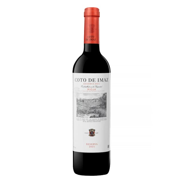 Vino tinto reserva Coto de Imaz DO Rioja