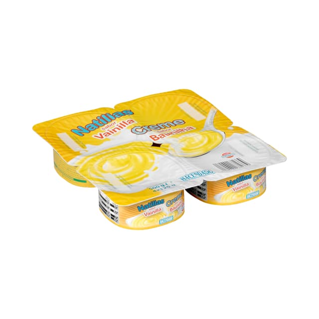 Natillas sabor vainilla Hacendado