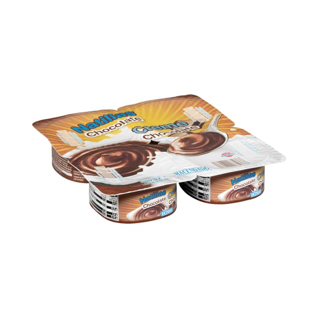 Natillas de chocolate con leche Hacendado