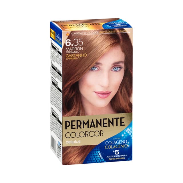 Coloración permanente 6.35 marrón caramelo Colorcor