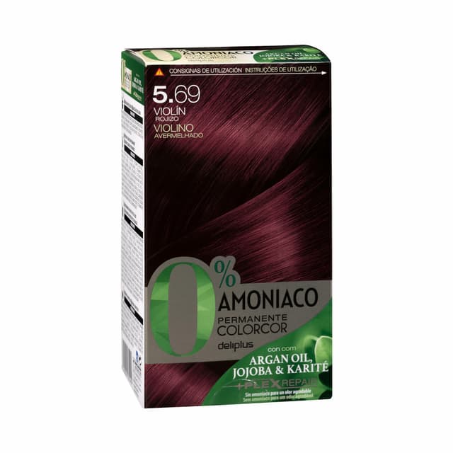 Coloración permanente 0% amoníaco 5.69 violín Colorcor