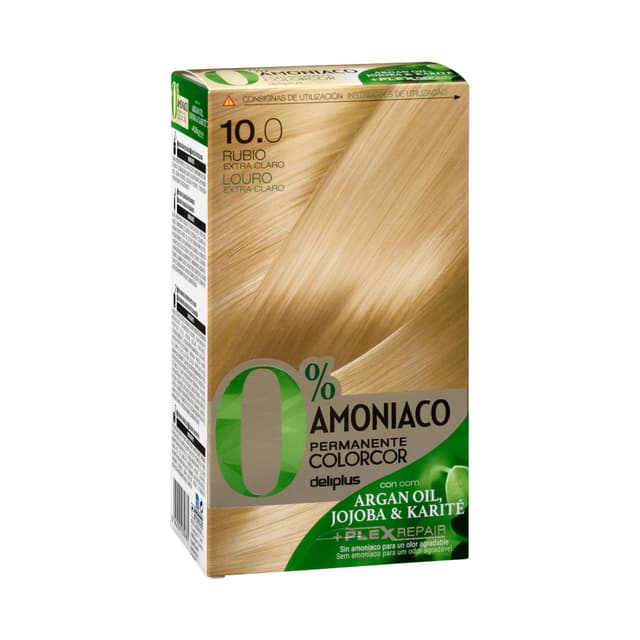 Coloración permanente 0% amoníaco 10.0 rubio extra claro Colorcor