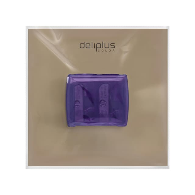 Sacapuntas doble Deliplus lápiz fino y grueso