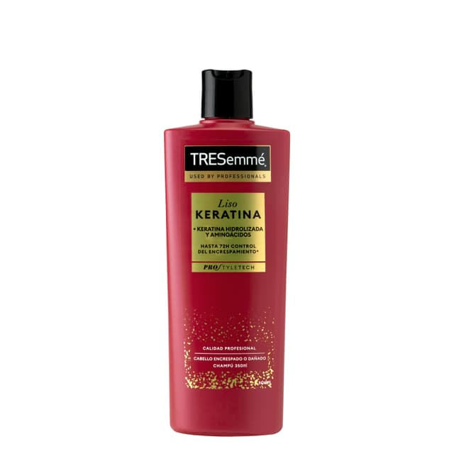 Champú Liso Keratina TRESemmé cabello encrespado o dañado