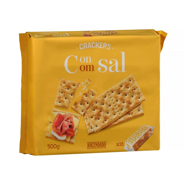 Crackers con sal Hacendado