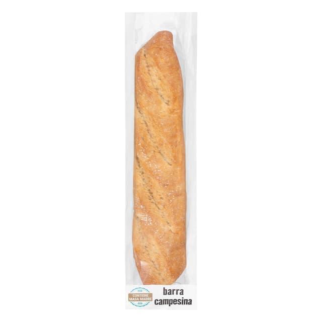 Barra de pan campesina masa madre