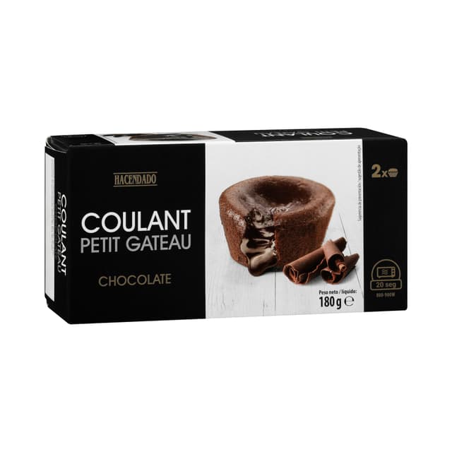 Coulant de chocolate Hacendado