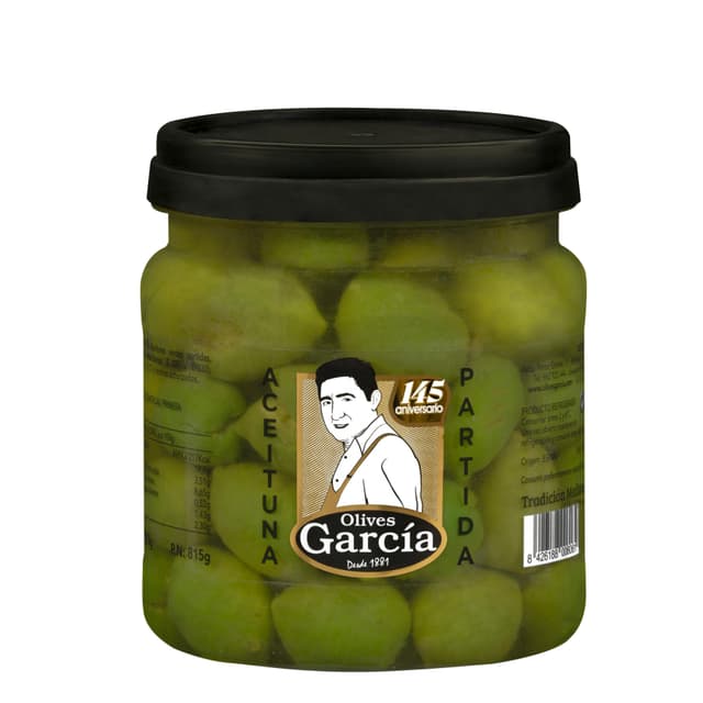 Aceitunas verdes partidas Olives Garcia