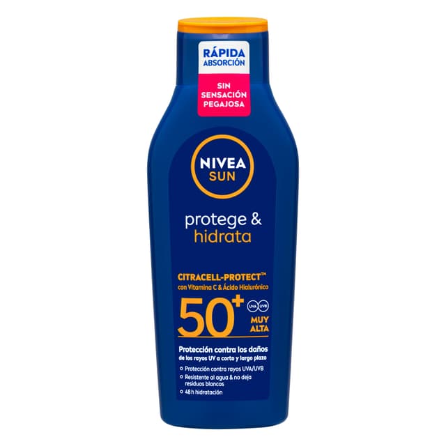 Protector solar protege e hidrata Nivea FPS 50+