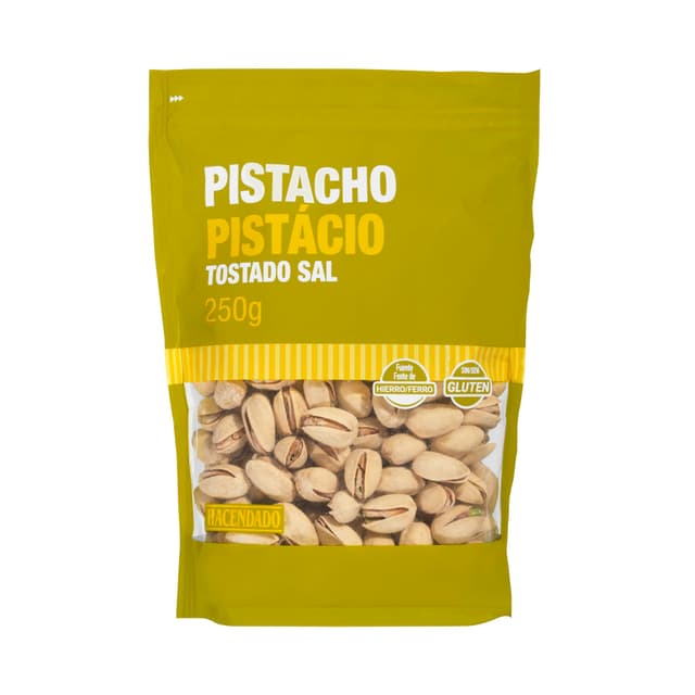 Pistacho tostado Hacendado con sal