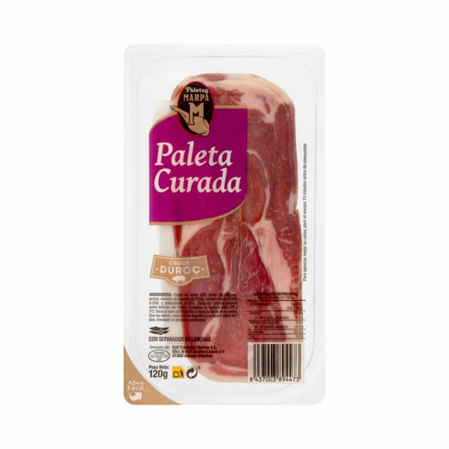 Paleta curada Paletas Marpa lonchas
