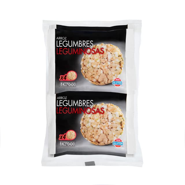 Tortitas de legumbres y arroz Hacendado