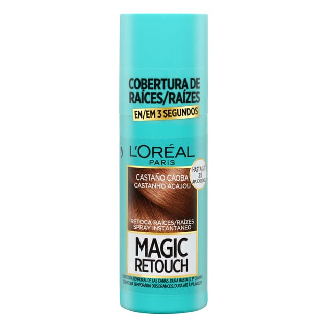 Retoca raíces instantáneo castaño caoba Magic retouch
