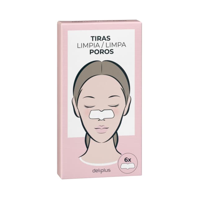 Tiras faciales limpia poros Deliplus