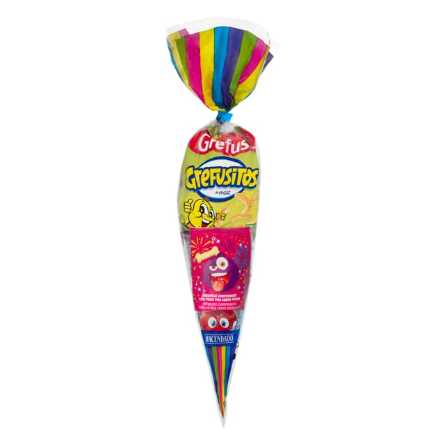 Cono de golosinas celebración Hacendado
